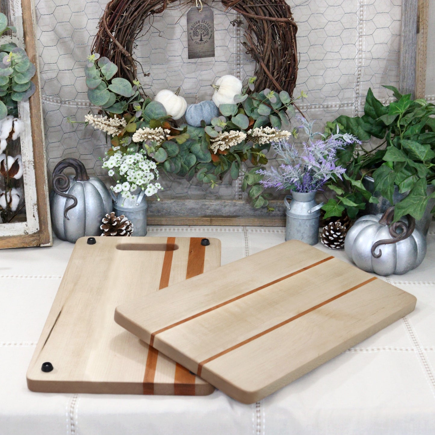 Cutting Board, Wood Cutting Board, Decorative, tray, ottoman, ottoman tray, serving tray, serving tray with handle, buy cutting board, table setting, walnut tray, walnut cutting board, decorative cutting board, serving board, housewarming, party, party planner, chef, cooking, realtors, real estate, homeowner, home décor, brunch, holiday, party, birthday, anniversary, gift, Christmas, Thanksgiving, chopping board, American-Made, Made in the USA, Cherry, Maple, Walnut