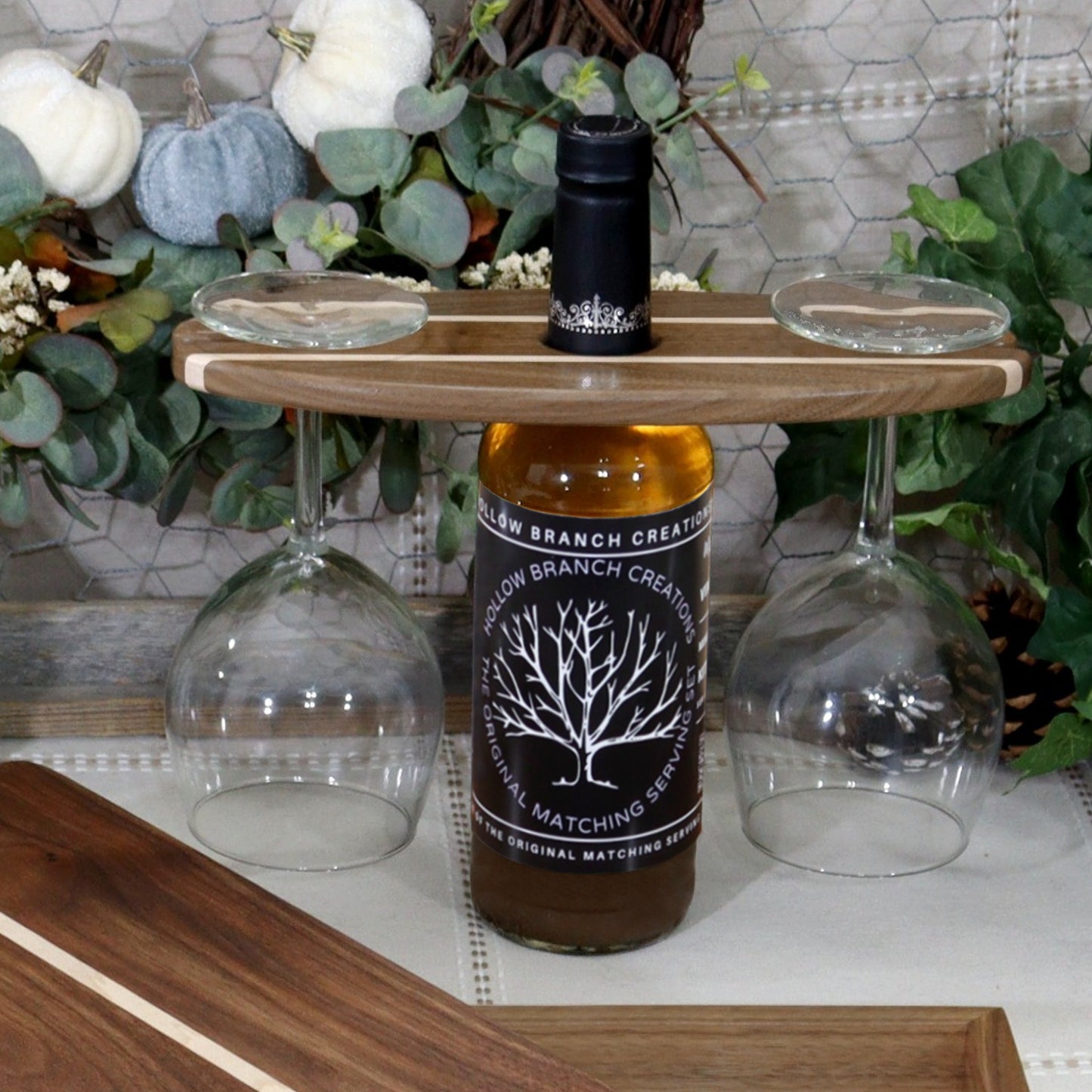 Cutting Board, Wood Cutting Board, Decorative, tray, ottoman tray, serving tray, serving tray with handle, buy cutting board, table setting, serving board, housewarming, party, party planner, chef, cooking, realtors, real estate, homeowner, home décor, brunch, holiday, party, birthday, anniversary, gift, Christmas, Thanksgiving, chopping board, Made in the USA, Cherry, Maple, Walnut, Wooden Wine Bottle Holder, Wine carrier, Wood Coasters, coasters, drink coasters, coffee, wine, large coaster, coaster set