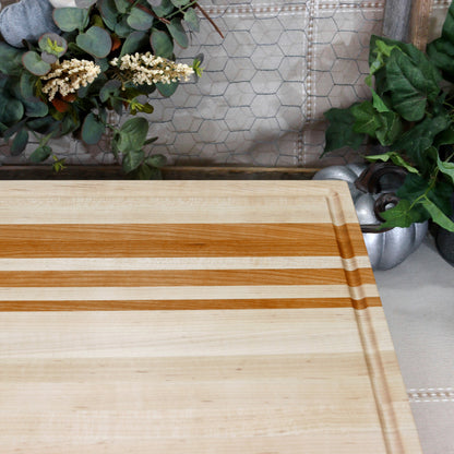 Extra Large Edge Grain Cutting Board For Tabletop or Counter