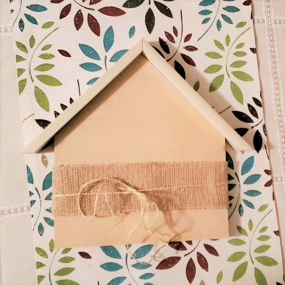 Wood House Craft KIT, Farmhouse, Chalkboard, Wooden Picture